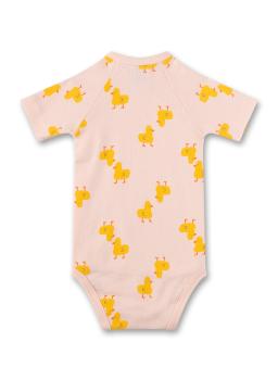 Wickelbody kurzarm rosa